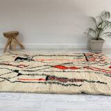 Handmade Moroccan Berber carpet 230 x 144 CM