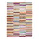 Tapis kilim afghan contemporain à bandes colorees 272 x 222 cm
