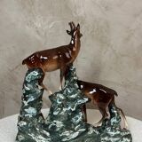 Ceramic Chamois Statue