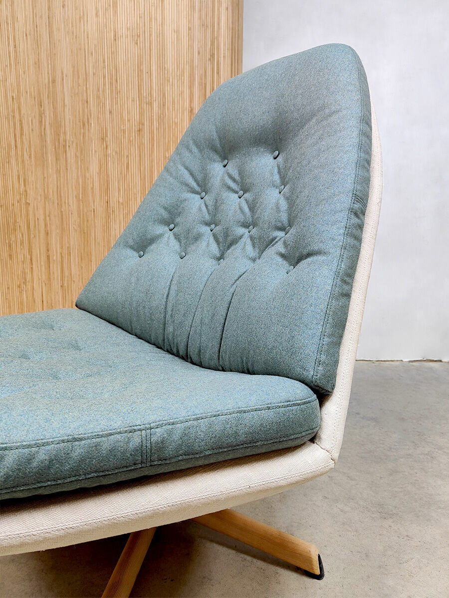Swivel lounge chair Danish design Madsen & Schübel