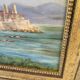 Tableau « Vue côte méditerranéenne", années 50