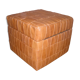 Pouf chest De Sede, leather patchwork of the 70s