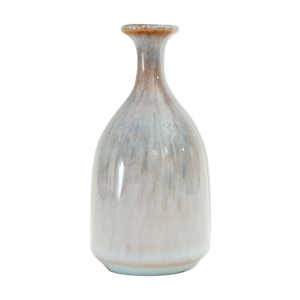 vase émaillé gris bleuté de Kjell Bolinder suédois, 1942