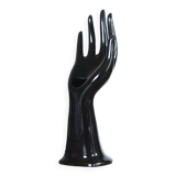 Hand ring vase black soliflore