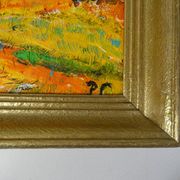 Vintage oil painting on canvas