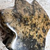 Black marble frog paper press