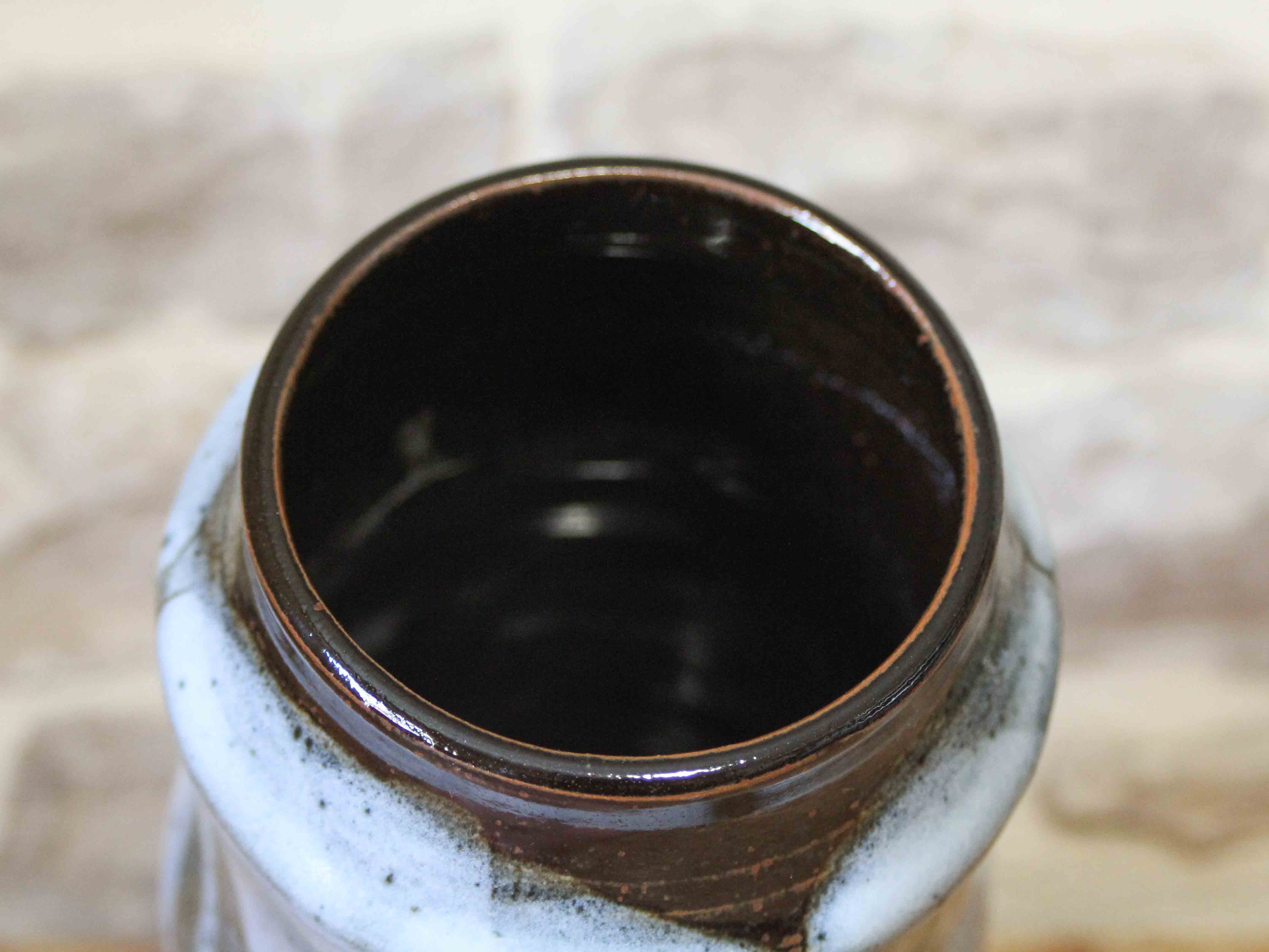 Glazed stoneware vase by Dominique Foa