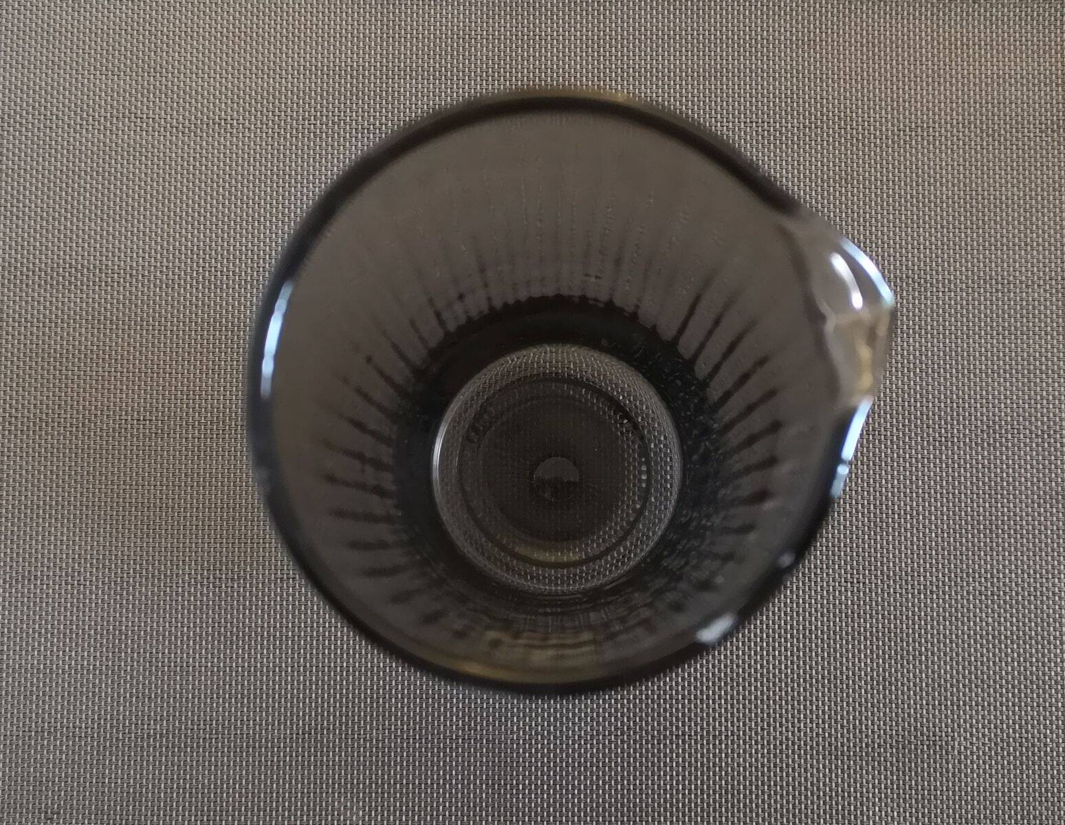 Pitcher / Vase in smoked blown glass - 1960s/1970s