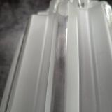 Ancien grand plafonnier lampe à poser globe Skyscraper verre Art déco