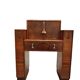 Arts and Crafts burr wood bureau desk