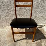 Set of 4 Scandinavian style teak chairs
