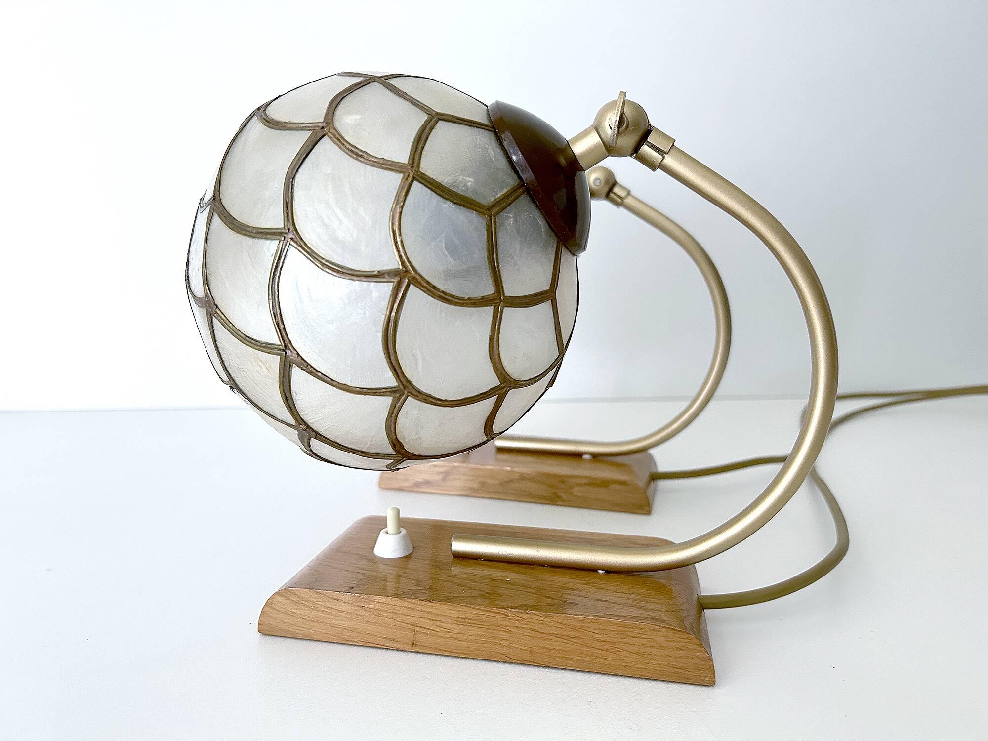 Paire lampes art déco vintage