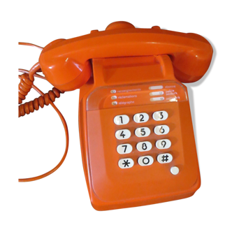 Téléphone orange années 80