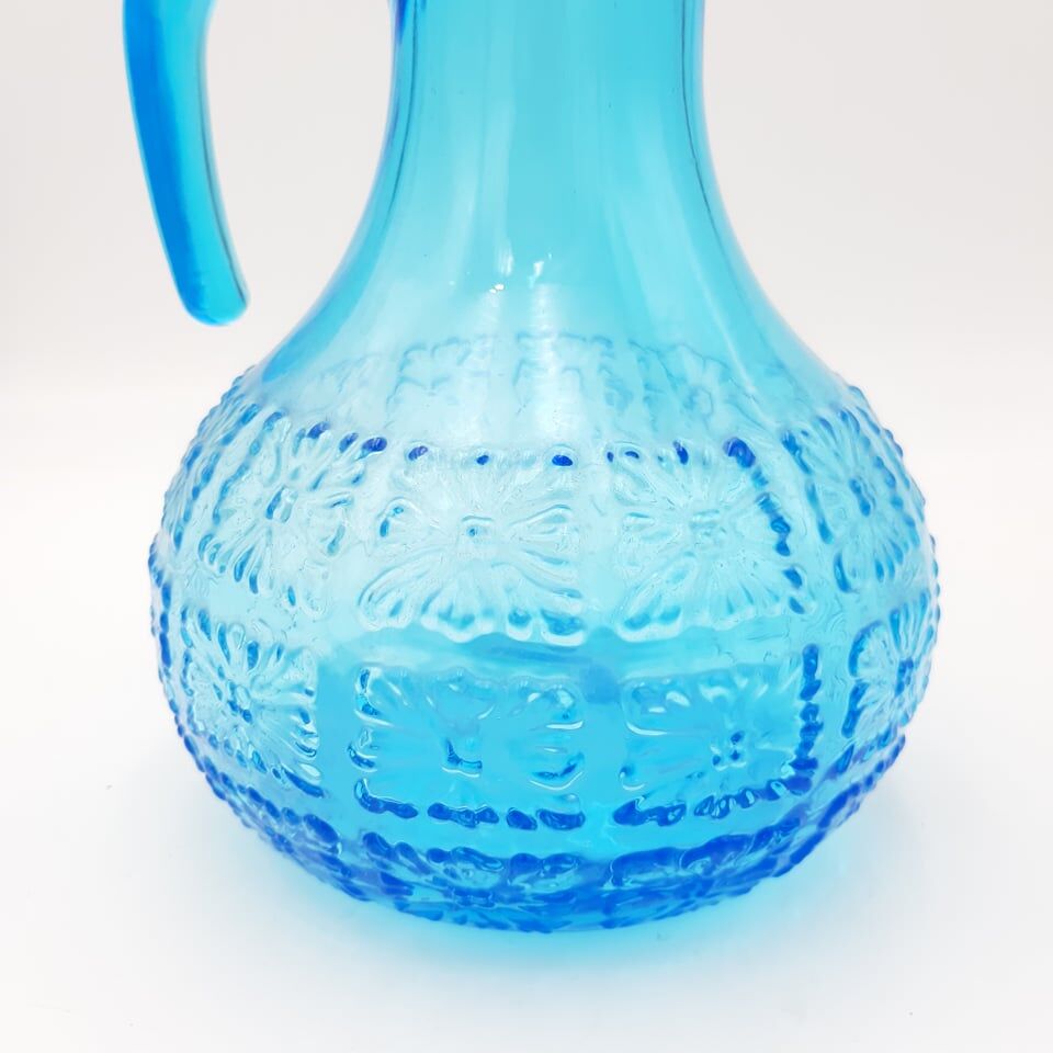 Blue decanter