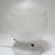 Porcelain ball lamp and art deco style glass