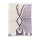 Tapis violet En laine naturel tissé à la main taille 250cmx150cm