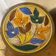 Pair of antique safi moroccan glazed terracotta dishes from the 50s