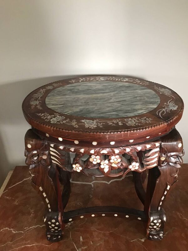 Table sellette chine nacre