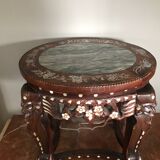 Mother-of-pearl china side table