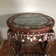 Mother-of-pearl china side table