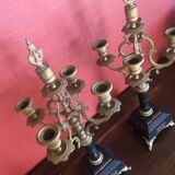 Pair of old candlesticks