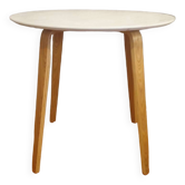 Scandinavian round wooden table