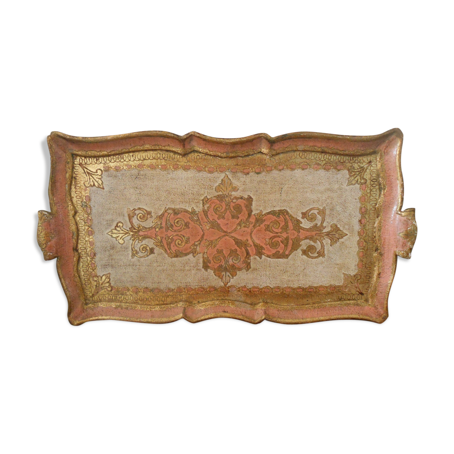 Florentine tray wooden
