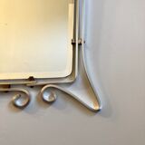 Modernist mirror frame chrome 1950