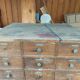 wooden workshop furniture, drawer unit