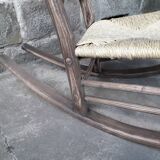 Brutalist rocking-chair