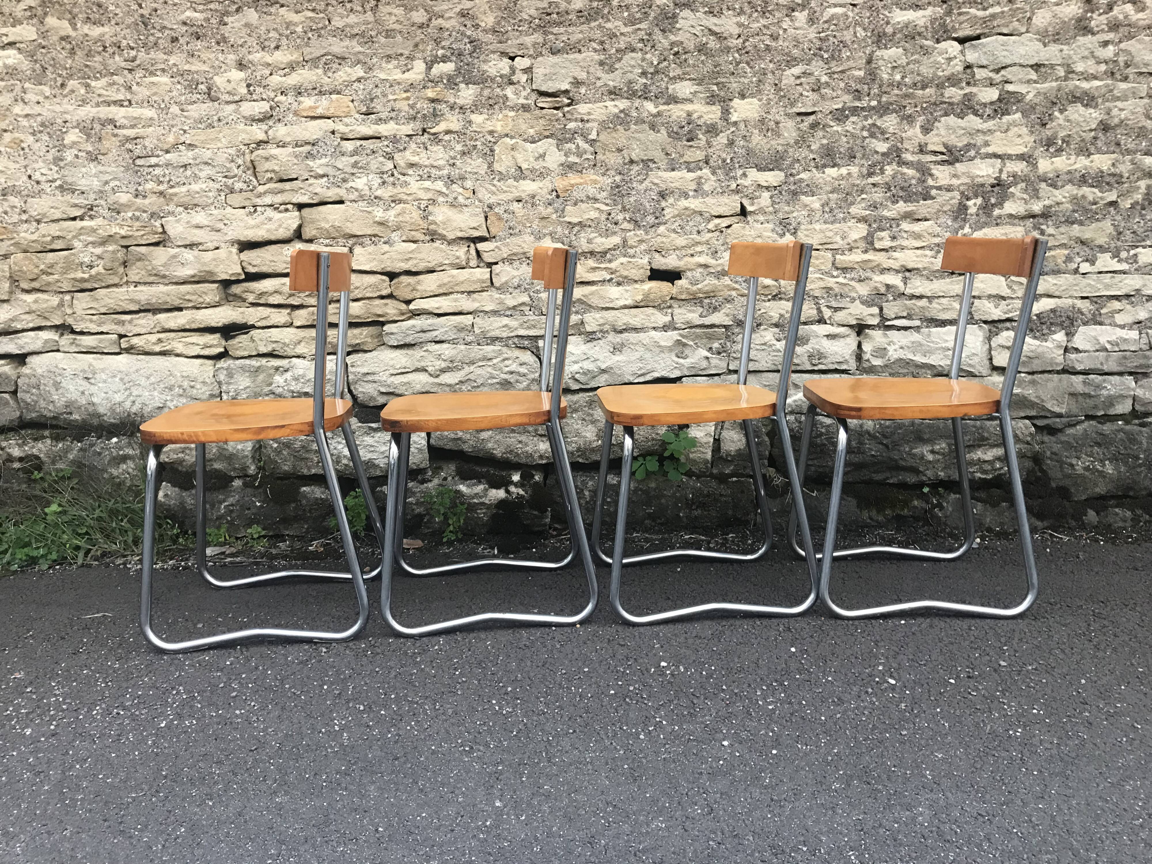 Luterma sled chairs