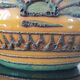 Vintage glazed ceramic vase