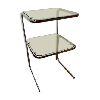 Smoked glass table