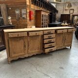 Huge mid-20th century sideboard in solid oak