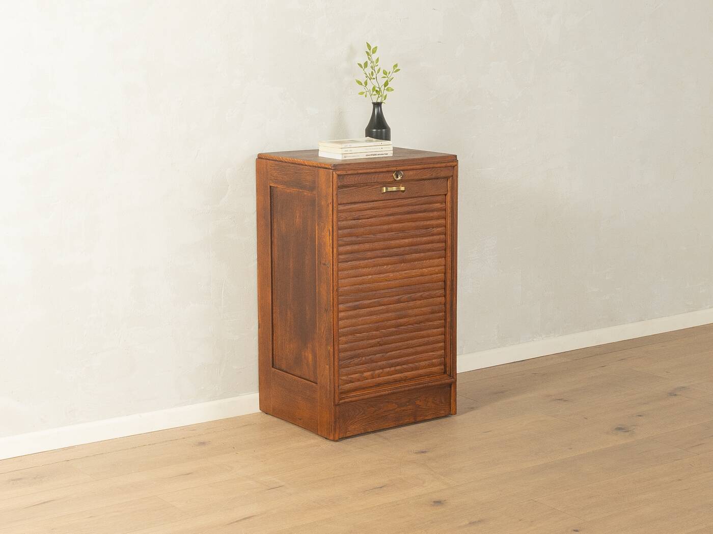 Unique Art Deco tambour cabinet from the 1930s