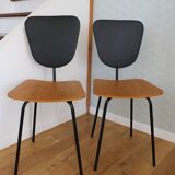 2 chaises sauterelles 1950