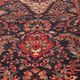 Long Vintage Oriental Runner Rug, Herati Wool Handwoven Hallway Carpet, 85 x 365