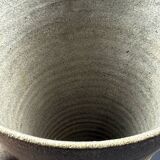 Pichet signé Alexandra Kostanda (1921-2011) Vallauris en grès émaillé années 60