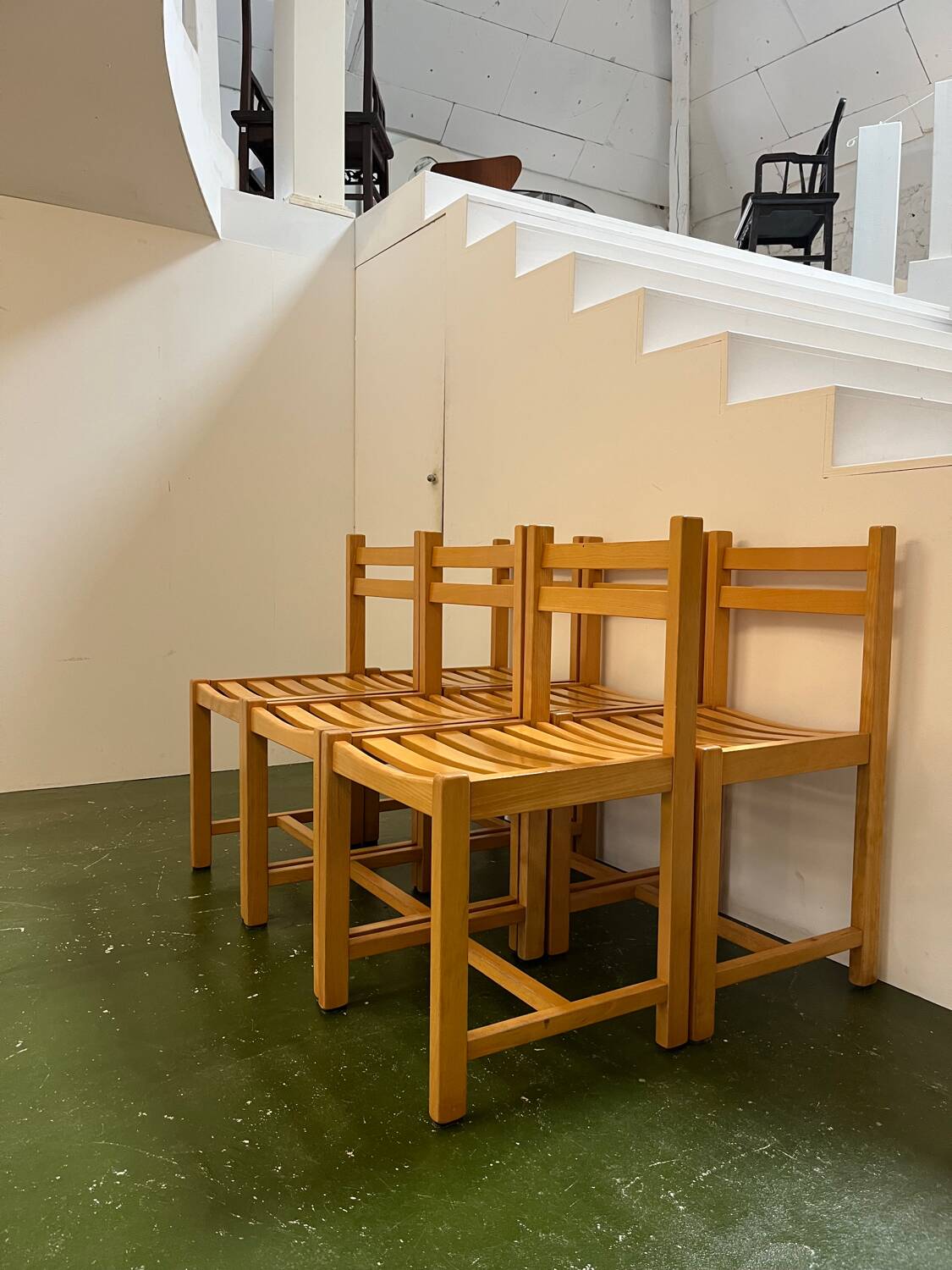Lot de 6 Chaises André Sornay