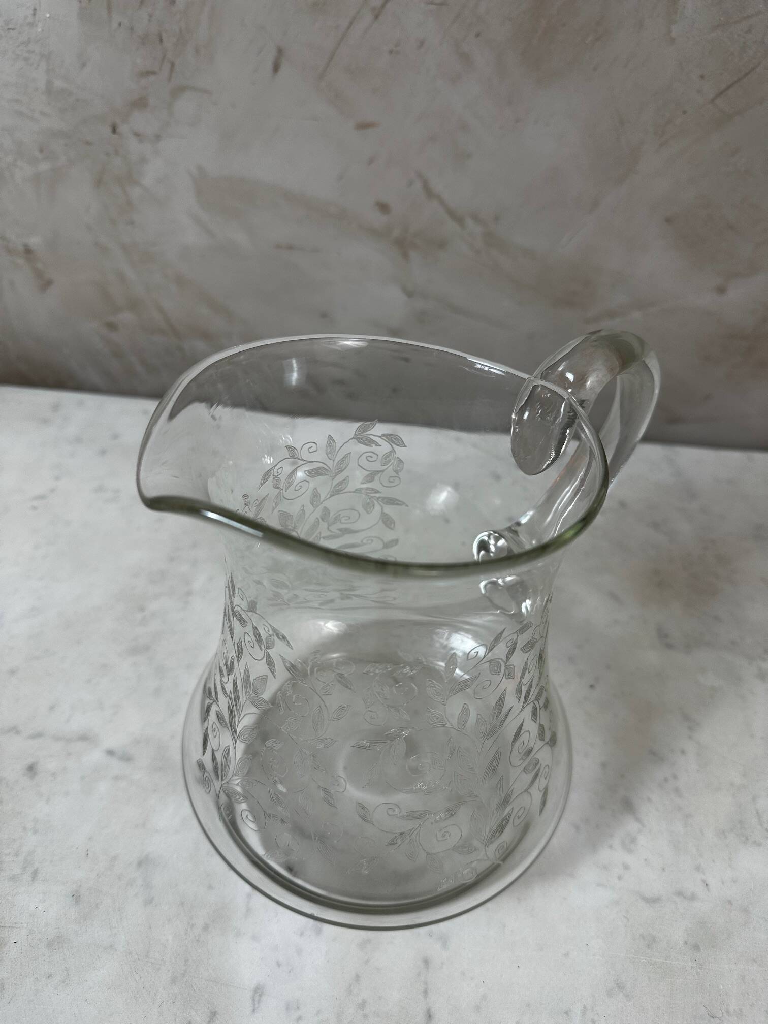 A lot of crystal glasses