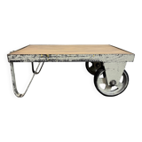 Grey Industrial Coffee Table Cart, 1960s