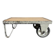 Table basse industrielle grise, années 1960