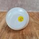 Single flower vase in opaline crystal – milky white 🌼🤍