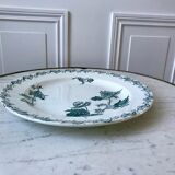 Round plate in iron earth model "richelieu" xixth