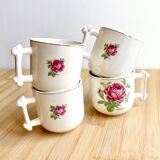 4 old cups XIXth