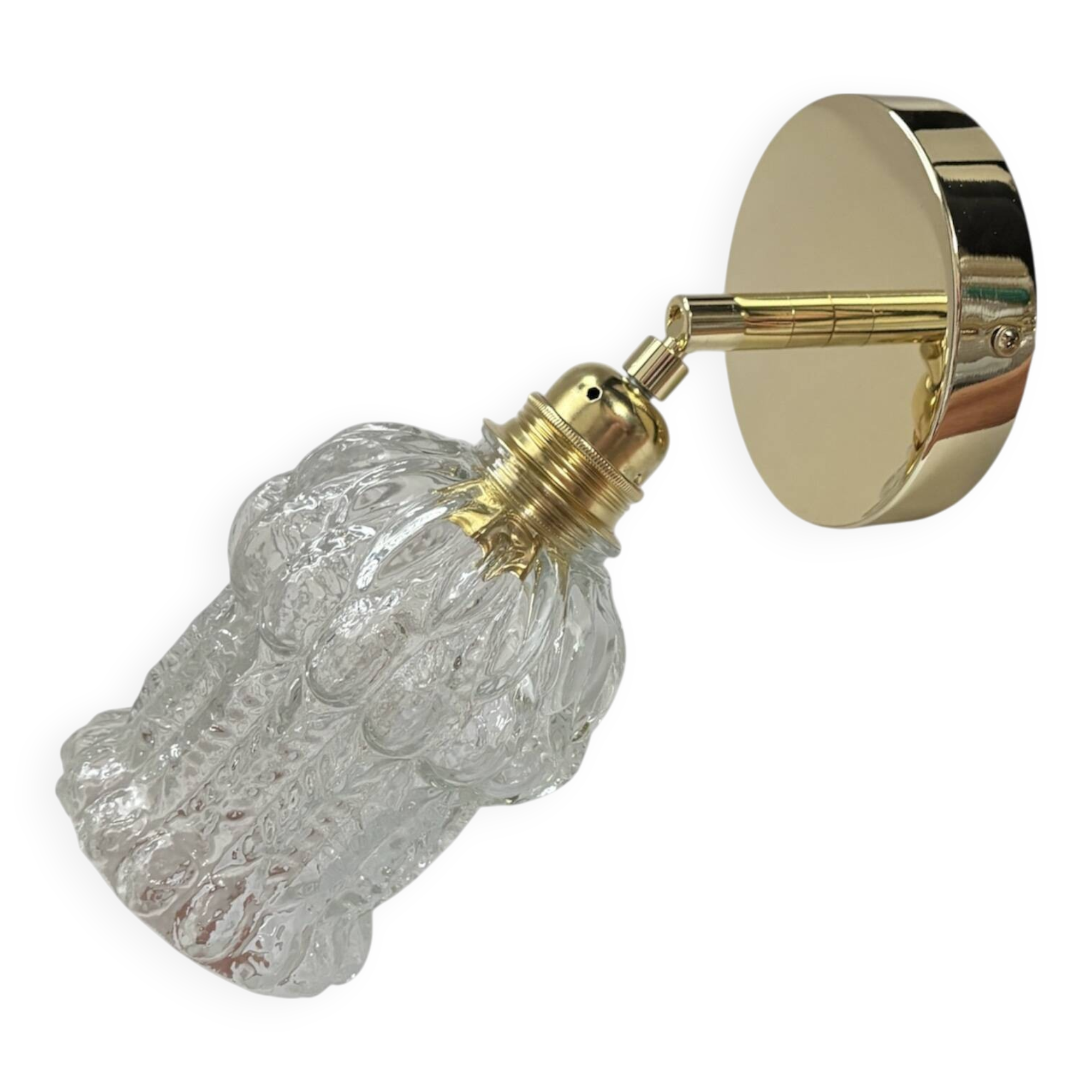 Applique murale dorée