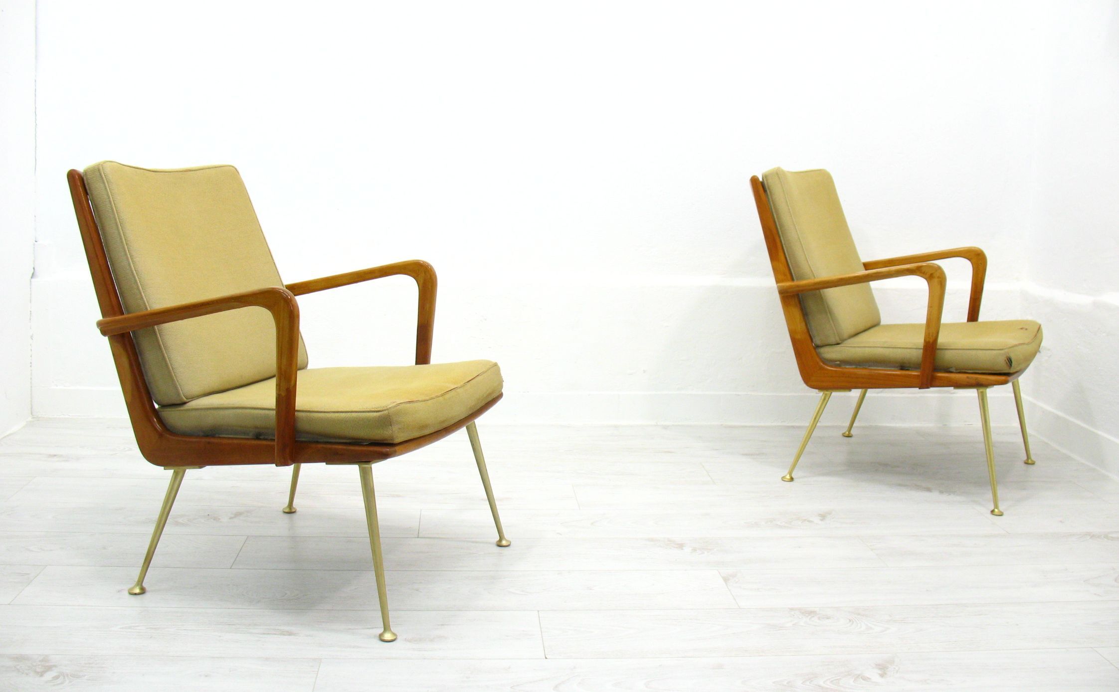 Armchairs by Hans Mitzlaff for Eugen Schmidt, Germany, 1950