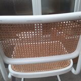 Marcel Breuer Chair cesca white Italian edition 70s