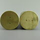 Pair of shell casings forming repulsed copper vases