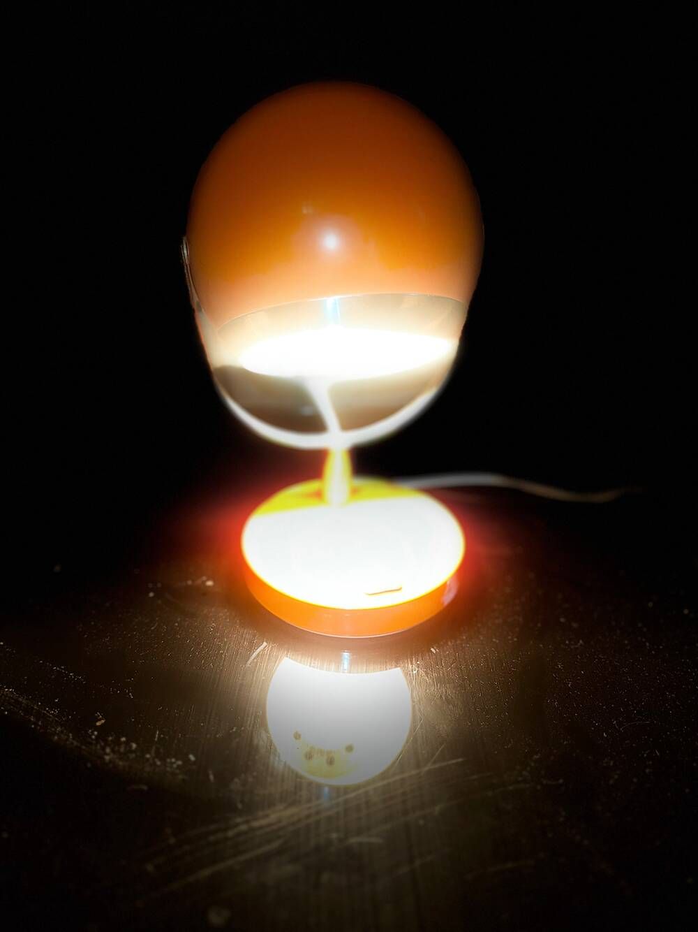Vintage Eye Ball table lamp, Space Age, Yugoslavia, 1970s
